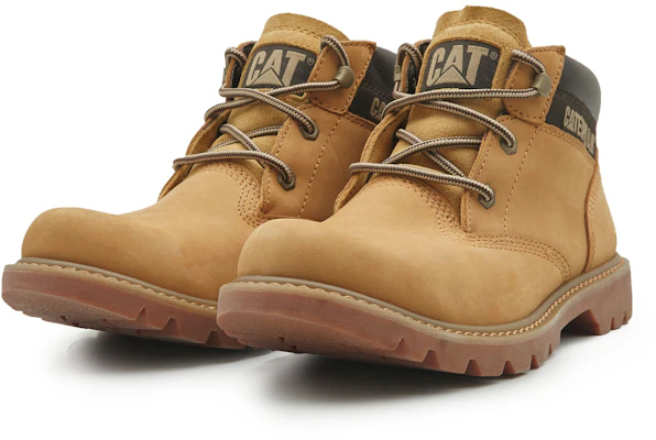 CAT Classic Leather 'Autumn Yellow Work Boot' Sepatu Boot Kerja Kuning Klasik. P110973M3BDC25 Order CAT Classic Leather 'Autumn Yellow Work Boot' Sepatu Boot Kerja Kuning Klasik. P110973M3BDC25