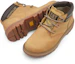 Lookbook CAT Classic Leather 'Autumn Yellow Work Boot' Sepatu Boot Kerja Kuning Klasik. P110973M3BDC25