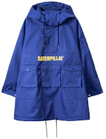 CAT Classic Logo Print Multi-Pocket Long Jacket Unisex - Indigo Blue CJ3WCP25021C79 CAT Classic Logo Print Multi-Pocket Long Jacket Unisex - Indigo Blue CJ3WCP25021C79