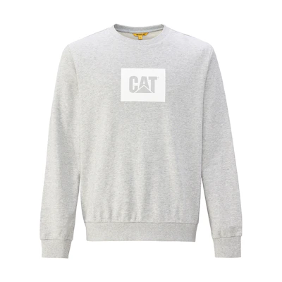 CAT Classic Logo Printed Pullover Sweatshirt Unisex Long Sleeve CK3SWQD2611