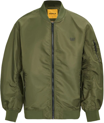 CAT 經典印花寬鬆飛行夾克外套 男款 深綠色 CN1JAU19051 Buy CAT 經典印花寬鬆飛行夾克外套 男款 深綠色 CN1JAU19051