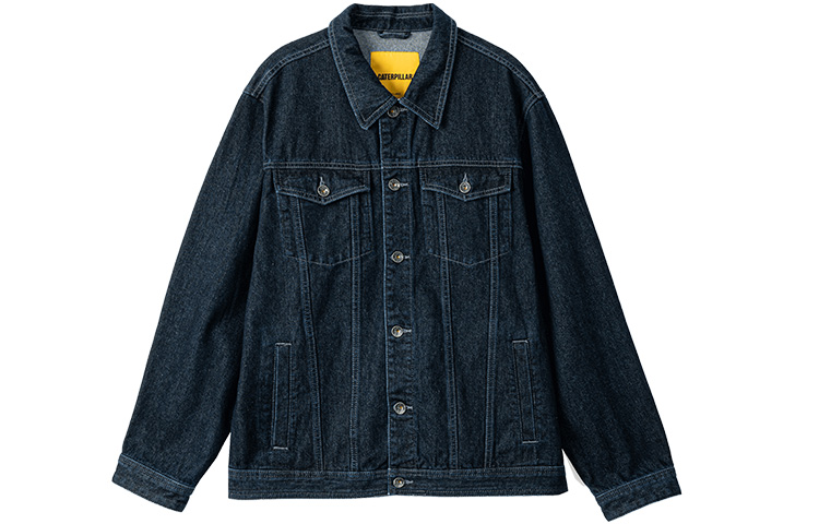 CAT Classic Short Denim Jacket for Men - Dark Blue CJ3JAP23221C78