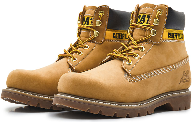 Order CAT Colorado系列 休閒舒適耐磨防滑工作服戶外靴 黃色