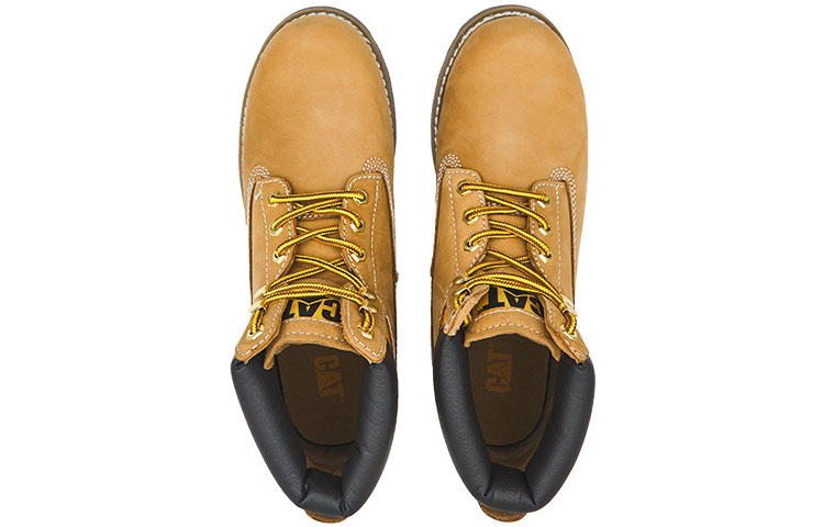 Lookbook CAT Colorado系列 休閒舒適耐磨防滑工作服戶外靴 黃色