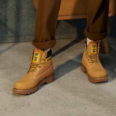 CAT Colorado Transformers 'Yellow High-Top Outdoor Boot' P725914L3EDC25 Sizing CAT Colorado Transformers 'Yellow High-Top Outdoor Boot' P725914L3EDC25