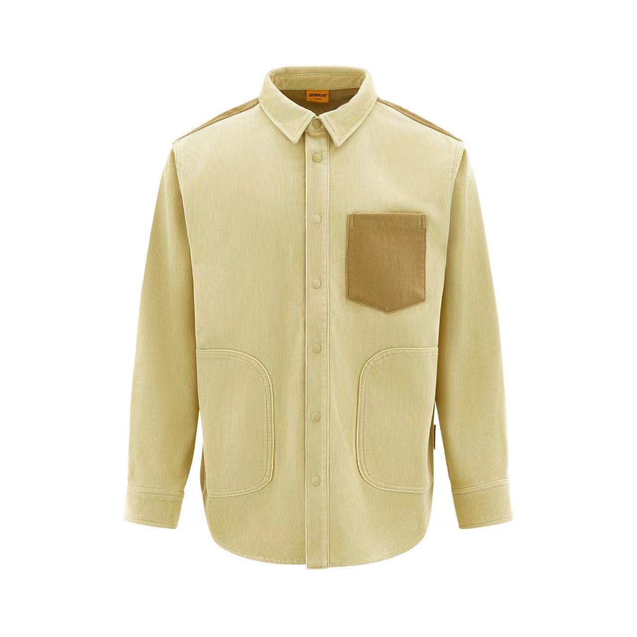 CAT Colorblock Corduroy Utility Jacket Outdoor Casual Long Sleeve CN3JAU31021