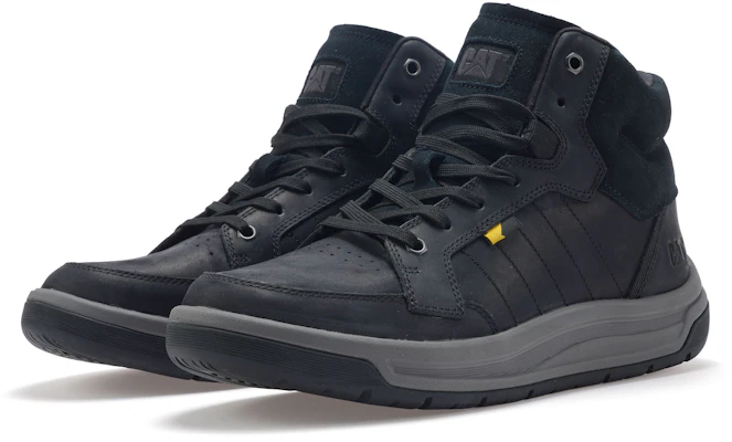 CAT Cush Mid SS23秋冬 戶外舒適出行時尚百搭滿幫休閒鞋 男士休閒 男款 黑色 Order CAT Cush Mid SS23秋冬 戶外舒適出行時尚百搭滿幫休閒鞋 男士休閒 男款 黑色