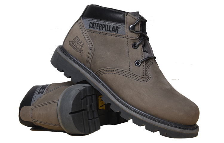 Shop CAT Ealing Leather Retro Outdoor Boot 'Coffee' P717804K3BDC08