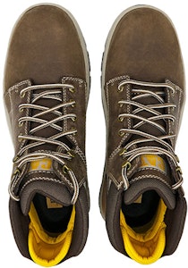 CAT Eco Impact CC Series Sepatu Kerja High-Top 'Coklat'. P91413L3BDC15 Lookbook CAT Eco Impact CC Series Sepatu Kerja High-Top 'Coklat'. P91413L3BDC15
