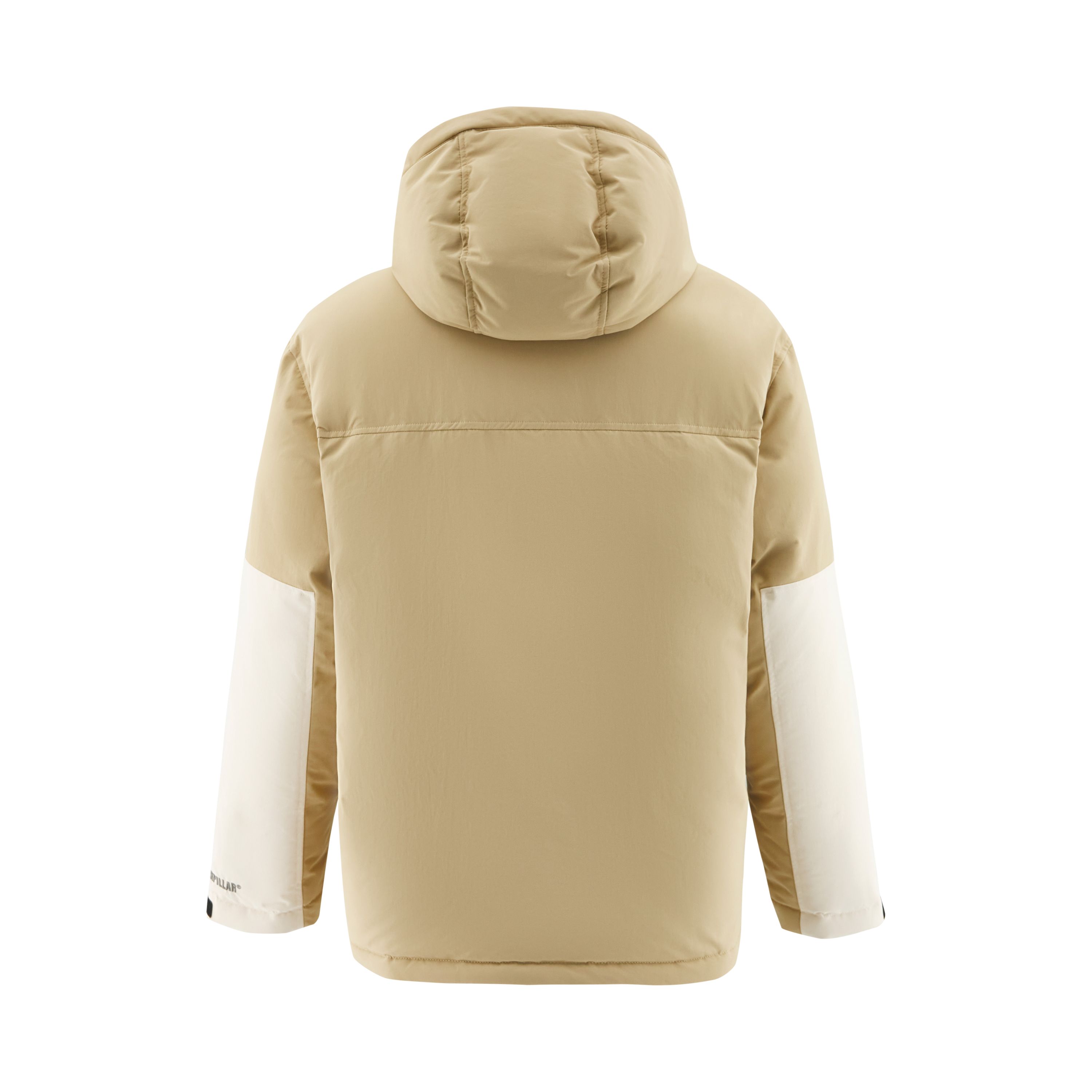 Lookbook Jaket Hoodie Kasual Pria CAT dengan Logo Bordir dan Resleting Depan. CM3DWT41071