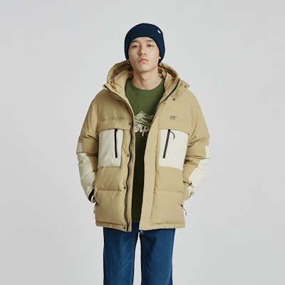 Jaket Hoodie Kasual Pria CAT dengan Logo Bordir dan Resleting Depan. CM3DWT41071 Details for Jaket Hoodie Kasual Pria CAT dengan Logo Bordir dan Resleting Depan. CM3DWT41071