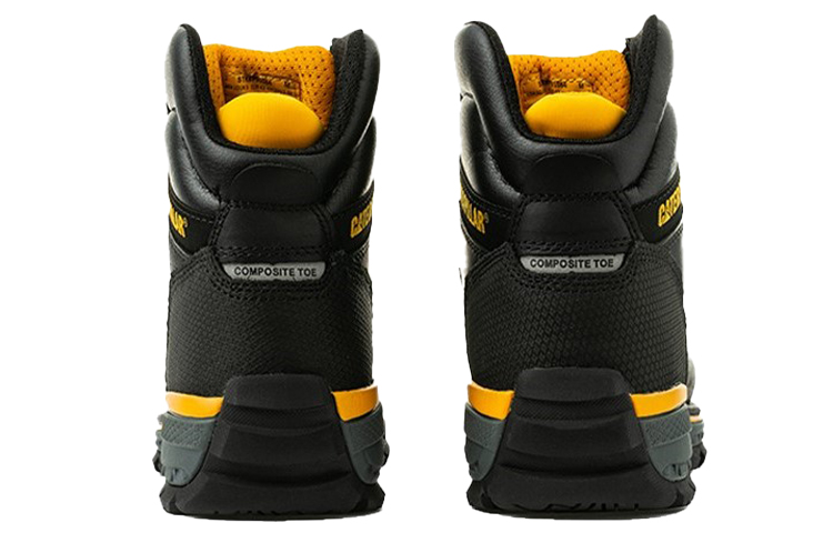 Lookbook 卡特挖掘机6寸防水户外休闲黑色靴 P91084WJ1BDC09