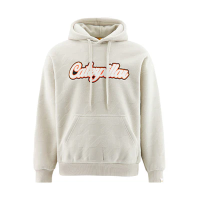 CAT FW22 Beige Letter Print Oversized Hoodie Unisex Casual Sweatshirt CL4SWS46081