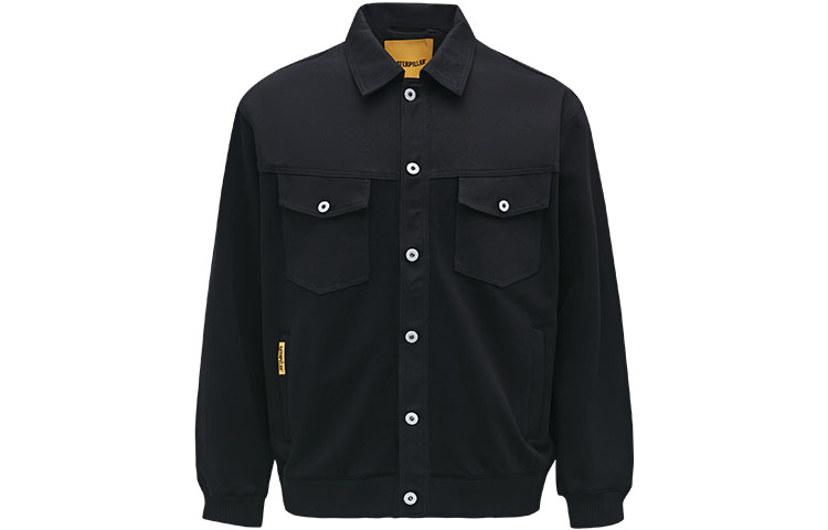 CAT FW22 Black Minimalist Oversized Workwear Jacket Unisex Couples' Style CL3JAFD0101