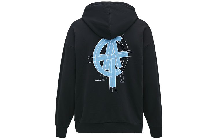 CAT FW22 Geometric Print Hooded Sweatshirt Unisex Casual Breathable Fall Hoodie CL3SWFD0021