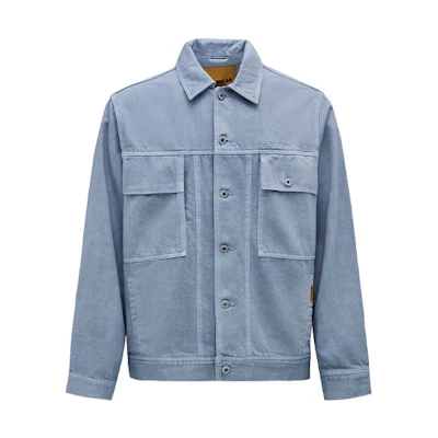 CAT FW22 Outdoor Casual Asymmetric Pocket Workwear Jacket Unisex Blue CL3JAFD0091