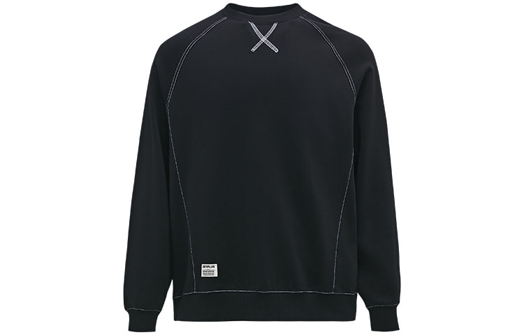 CAT FW22 Outdoor Casual Loose Fit Crewneck Sweatshirt Unisex - Black CL3SWFD1011