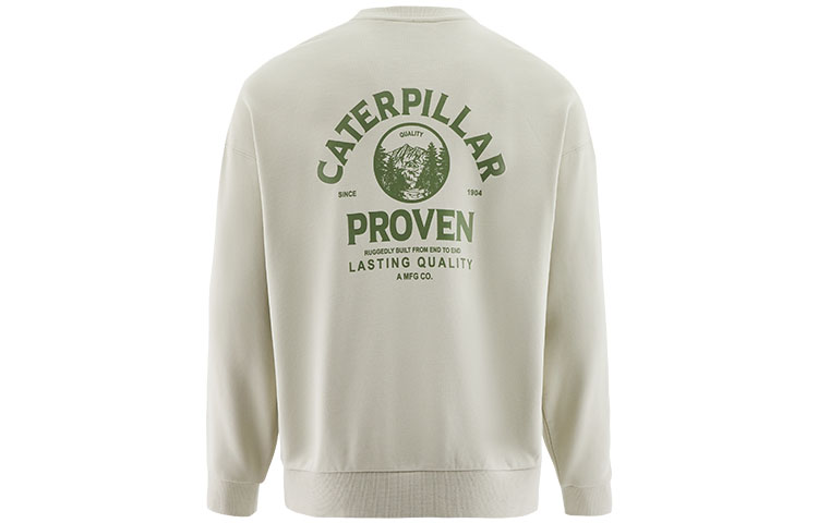 CAT FW22 Retro Print Oversized Crewneck Sweatshirt Unisex Casual Breathable CL3SWS35031