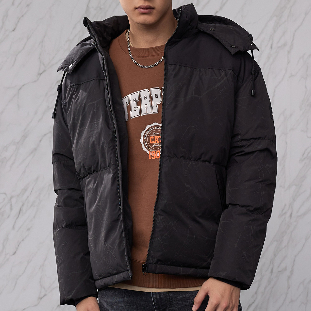 Shop CAT FW22 男女款休閒連帽長袖羽絨外套 CL4DWS42221