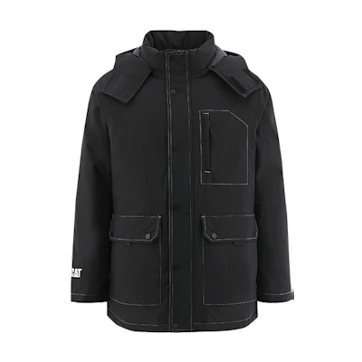 CAT FW22 Unisex Outdoor Hooded Warm and Soft Down Jacket, Long-Sleeve Casual Wear CL4DWS47061