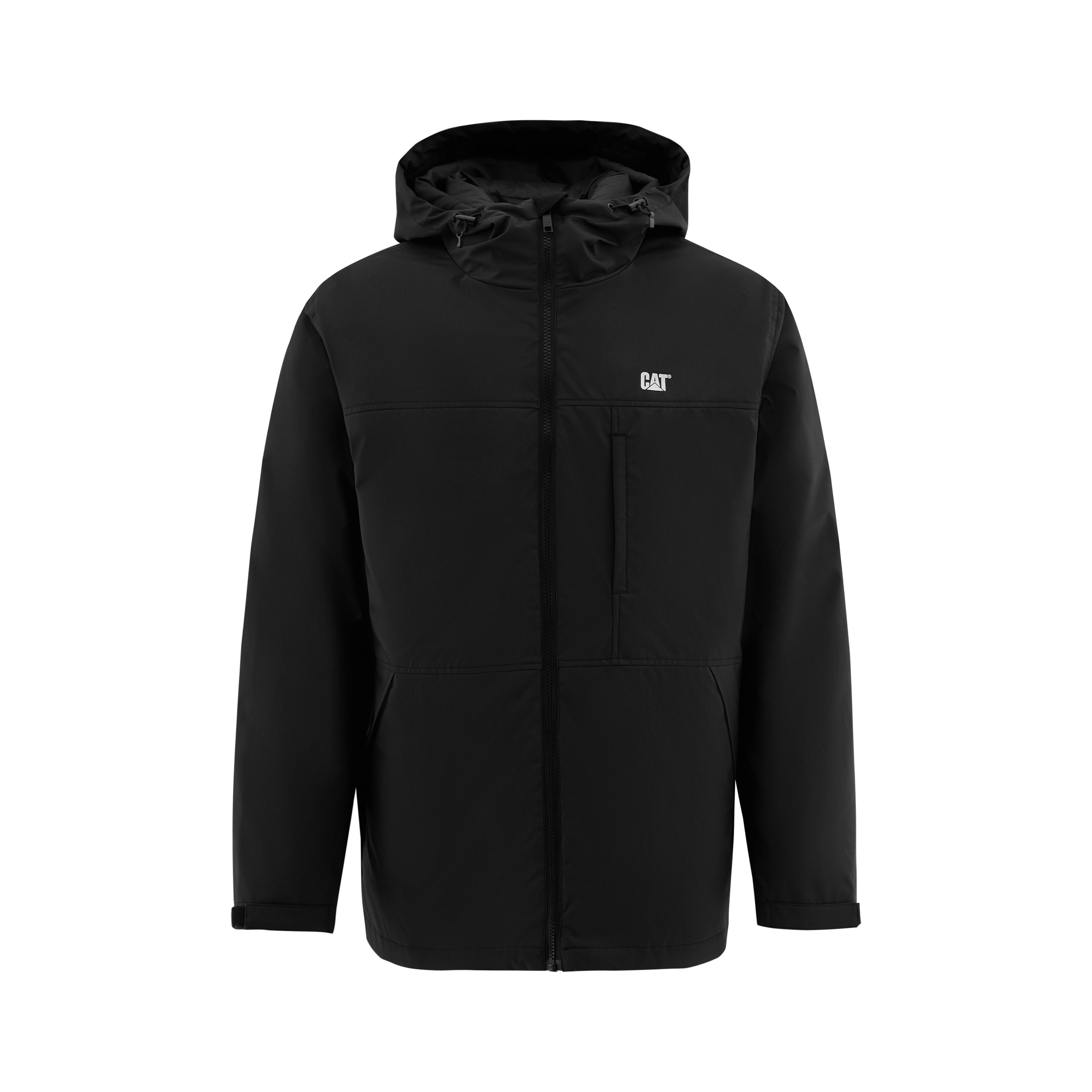 CAT FW24 Unisex Outdoor Waterproof Hooded Down Jacket with Zipper. CN3DWT37141