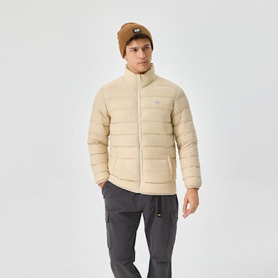 CAT FW24 男女兼用 防水フード付きダウンジャケット ジッパー付き アウトドア用 CN3DWT37141 25