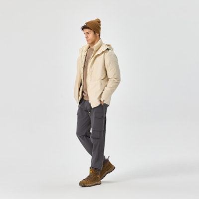 CAT FW24 男女兼用 防水フード付きダウンジャケット ジッパー付き アウトドア用 CN3DWT37141 26