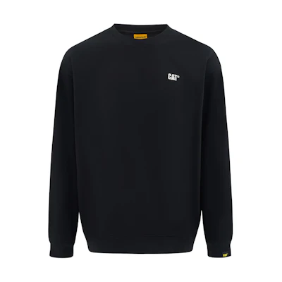 CAT FW24 Vintage Logo Crewneck Sweatshirt Men’s - Casual Outdoor Style CN3SWU36371