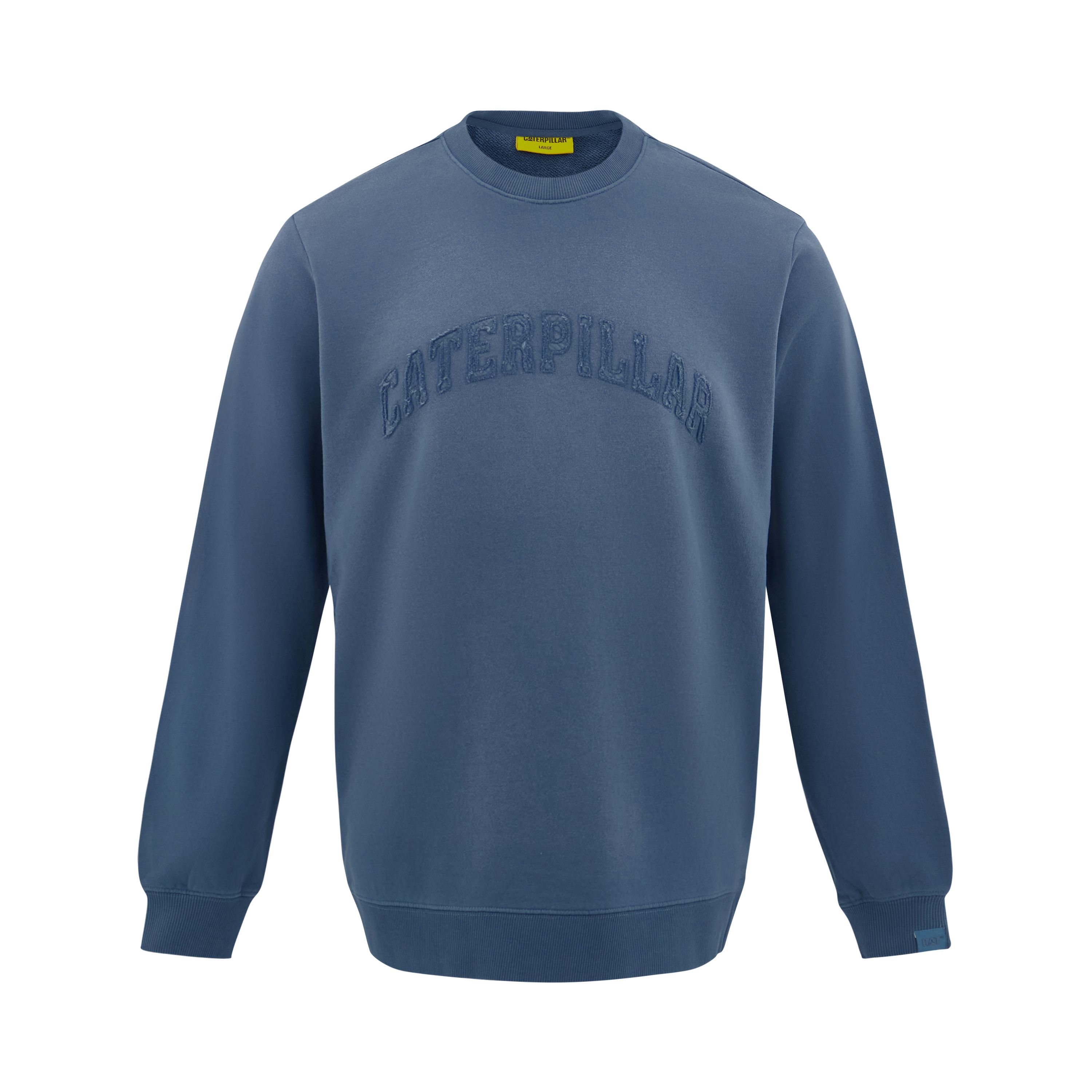 CAT FW25 Vintage Gradient Wash Crewneck Sweatshirt for Men CN3SWU36101