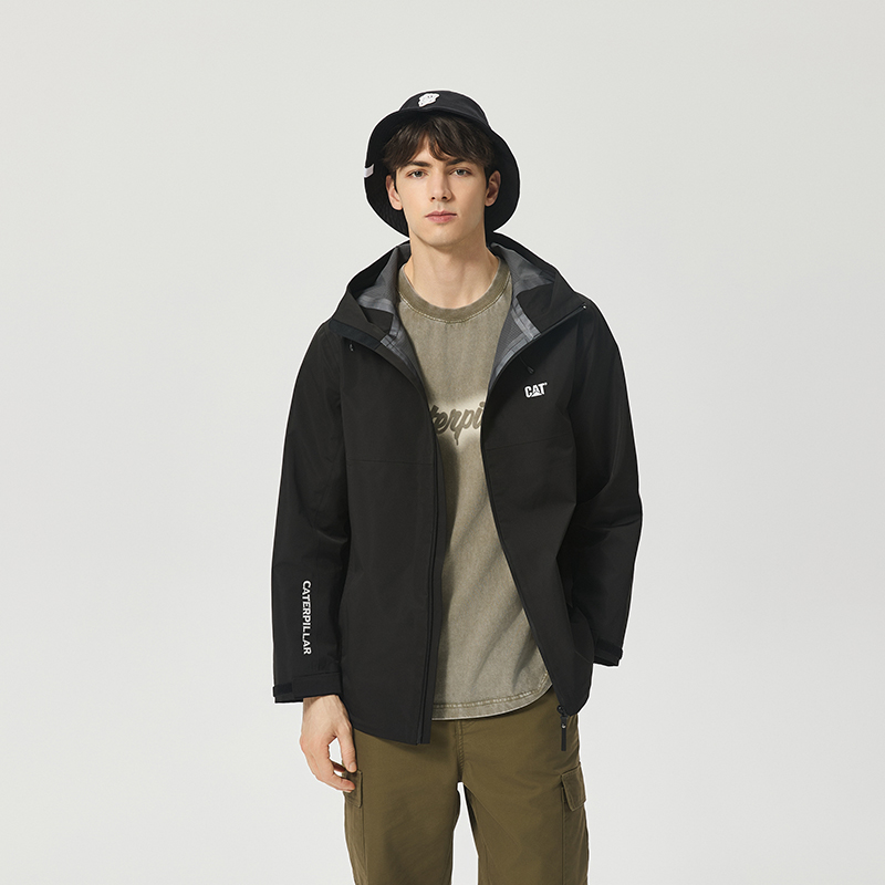 Shop キャット FW25 防水 防風 耐油 ロゴデザイン ジャケット CN3JAU39051