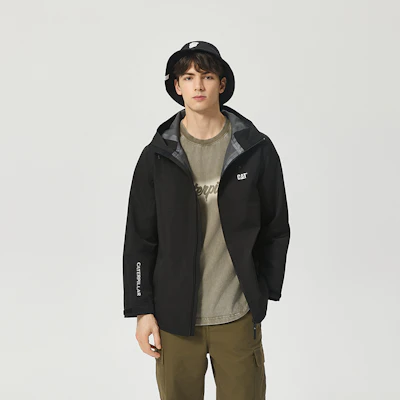 キャット FW25 防水 防風 耐油 ロゴデザイン ジャケット CN3JAU39051 Shop キャット FW25 防水 防風 耐油 ロゴデザイン ジャケット CN3JAU39051