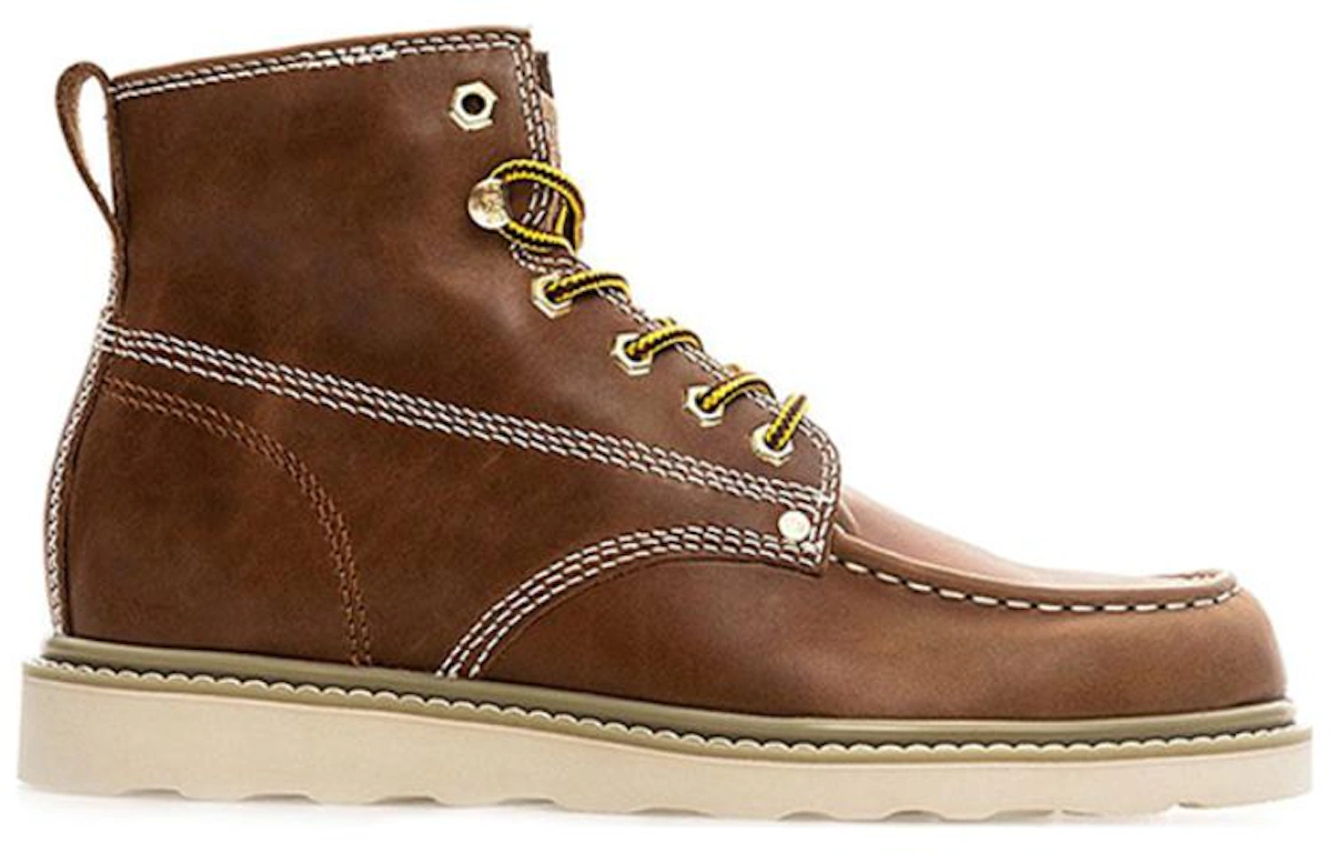 CAT Glenrock Mid 'Brown Yellow'