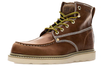 CAT Glenrock Mid 'Brown Yellow'