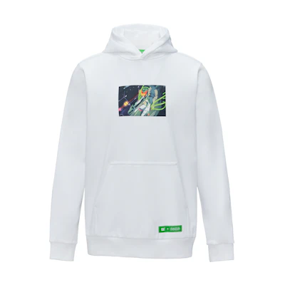 CAT Graphic Pocket Hoodie Unisex White CK4SWQL5161