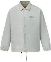 CAT Gray Casual Coach Jacket with Letter and Number Print CM1JAT12021-GREY CAT Gray Casual Coach Jacket with Letter and Number Print CM1JAT12021-GREY