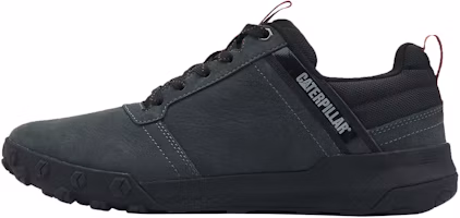 CAT Gray Leather Casual Low-Top Shoes, Comfortable and Shock-Absorbing. P726014N1MMC07