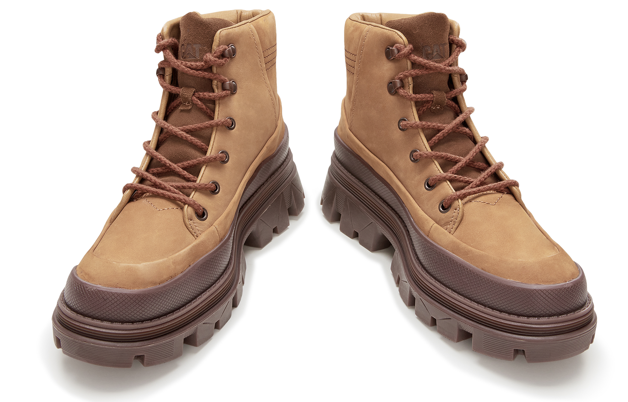 CAT Hardwear Series Leather Outdoor Boot 'Brown Red' 圖 3