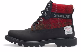 CAT Harris Tweed x Leather Boot 'Red Black' P111324M3ADC09 CAT Harris Tweed x Leather Boot 'Red Black' P111324M3ADC09