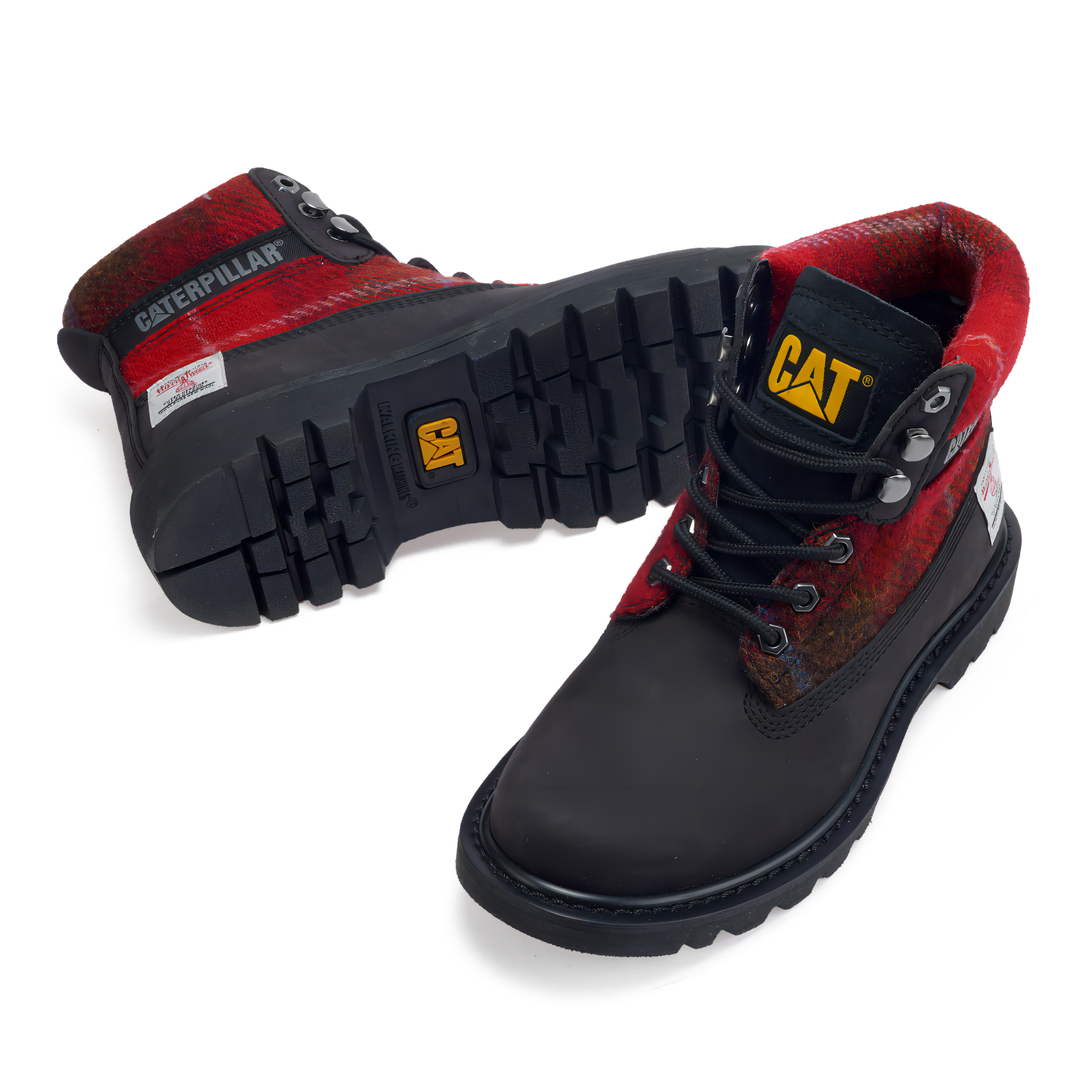 Lookbook CAT Harris Tweed x But Kasut Kulit 'Merah Hitam' P111324M3ADC09