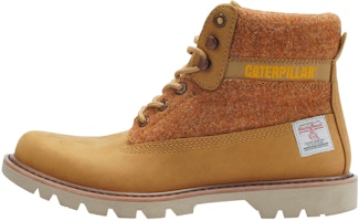CAT HarrisTweed x Colorado Yellow 'Comfortable Durable Mid-Top Outdoor Boot' P111326M3ADC25 CAT HarrisTweed x Colorado Yellow 'Comfortable Durable Mid-Top Outdoor Boot' P111326M3ADC25