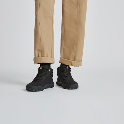 CAT Hex + Mid Canvas High-Top Black 'Outdoor Versatile Comfort Color-Block' P111354M3MDC09 3