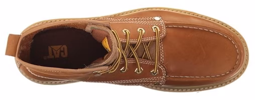 CAT 하이탑 아웃도어 부츠 '브라운 옐로우' P710534 Lookbook CAT 하이탑 아웃도어 부츠 '브라운 옐로우' P710534