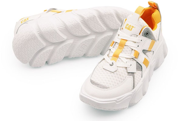 CAT インポスター メッシュ ロー 'ダイナミック ホワイト イエロー' P111056M1AMC10 Lookbook CAT インポスター メッシュ ロー 'ダイナミック ホワイト イエロー' P111056M1AMC10