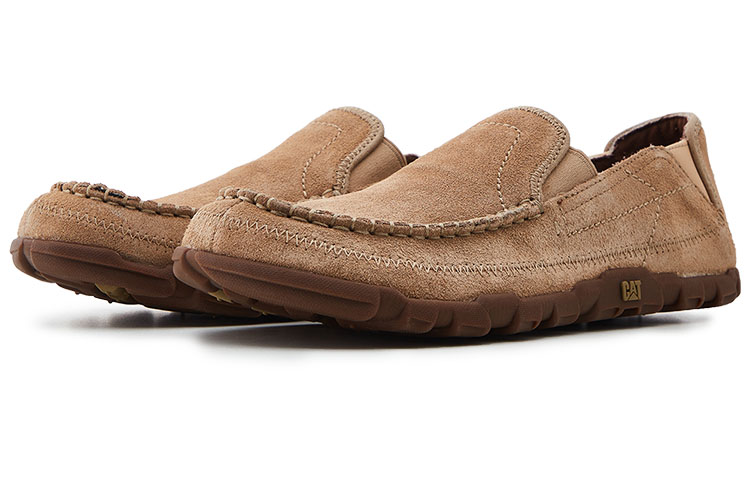 Order CAT Kiefer系列 戶外低筒柔軟透氣耐磨運動休閒鞋 杏黃色