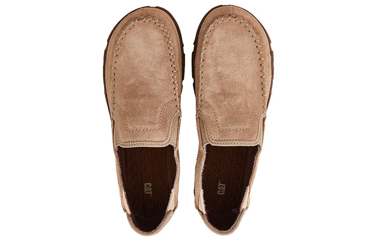 Lookbook CAT Kiefer系列 戶外低筒柔軟透氣耐磨運動休閒鞋 杏黃色