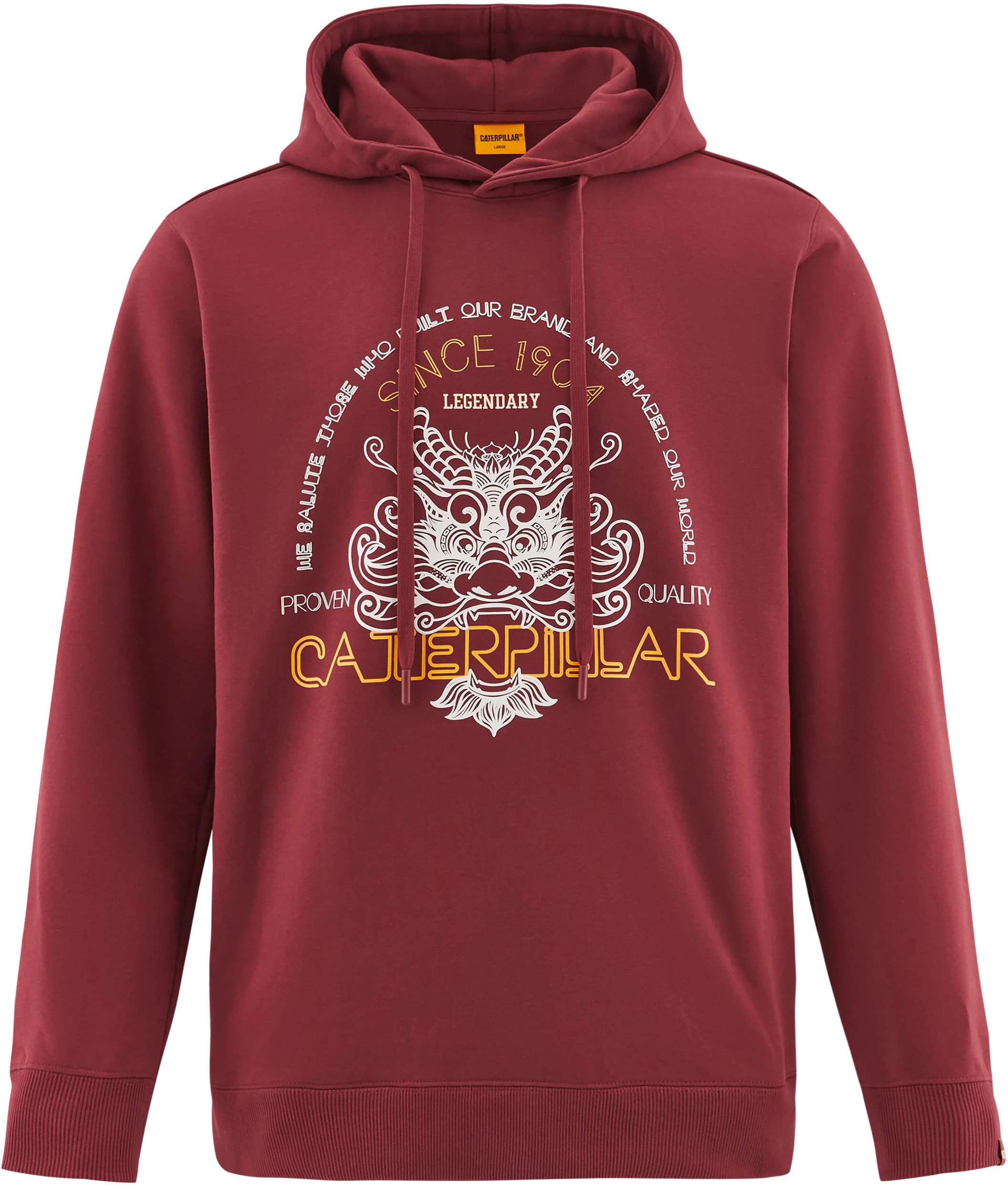cat-letter-print-thick-dragon-year-fun-casual-sweatshirt-dark-red-cm-3-swt-48061