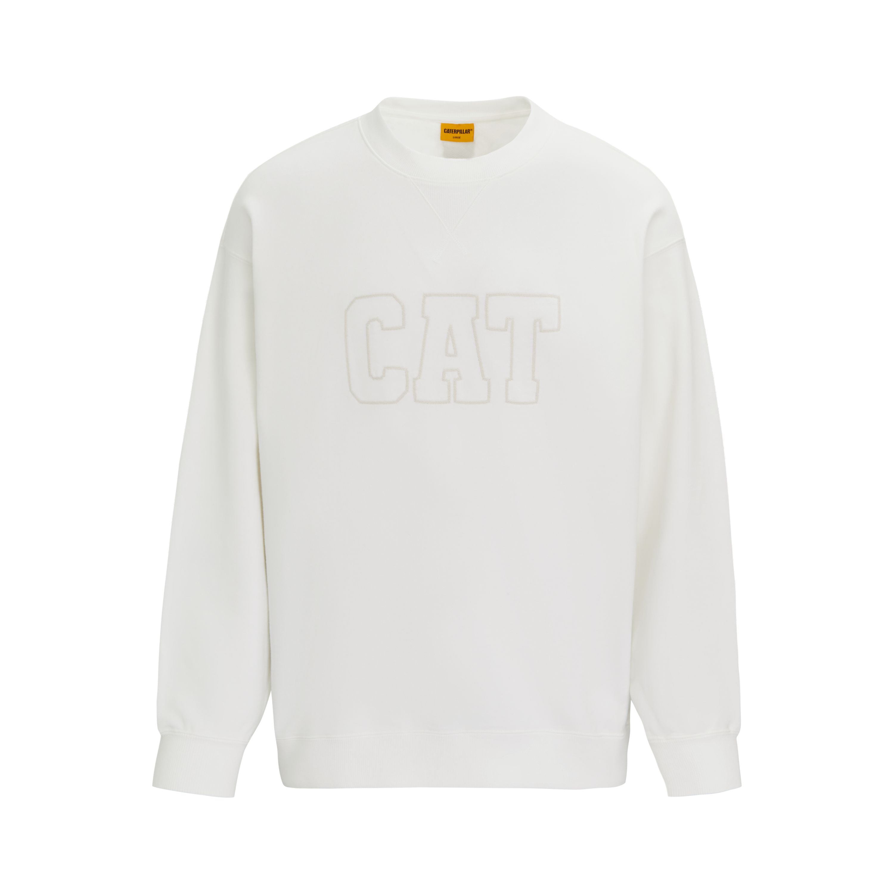 CAT Logo Crewneck Sweatshirt Casual Long Sleeve Fashion CN1SWU17061