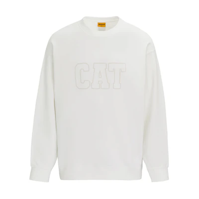 CAT Logo Crewneck Sweatshirt Casual Long Sleeve Fashion CN1SWU17061
