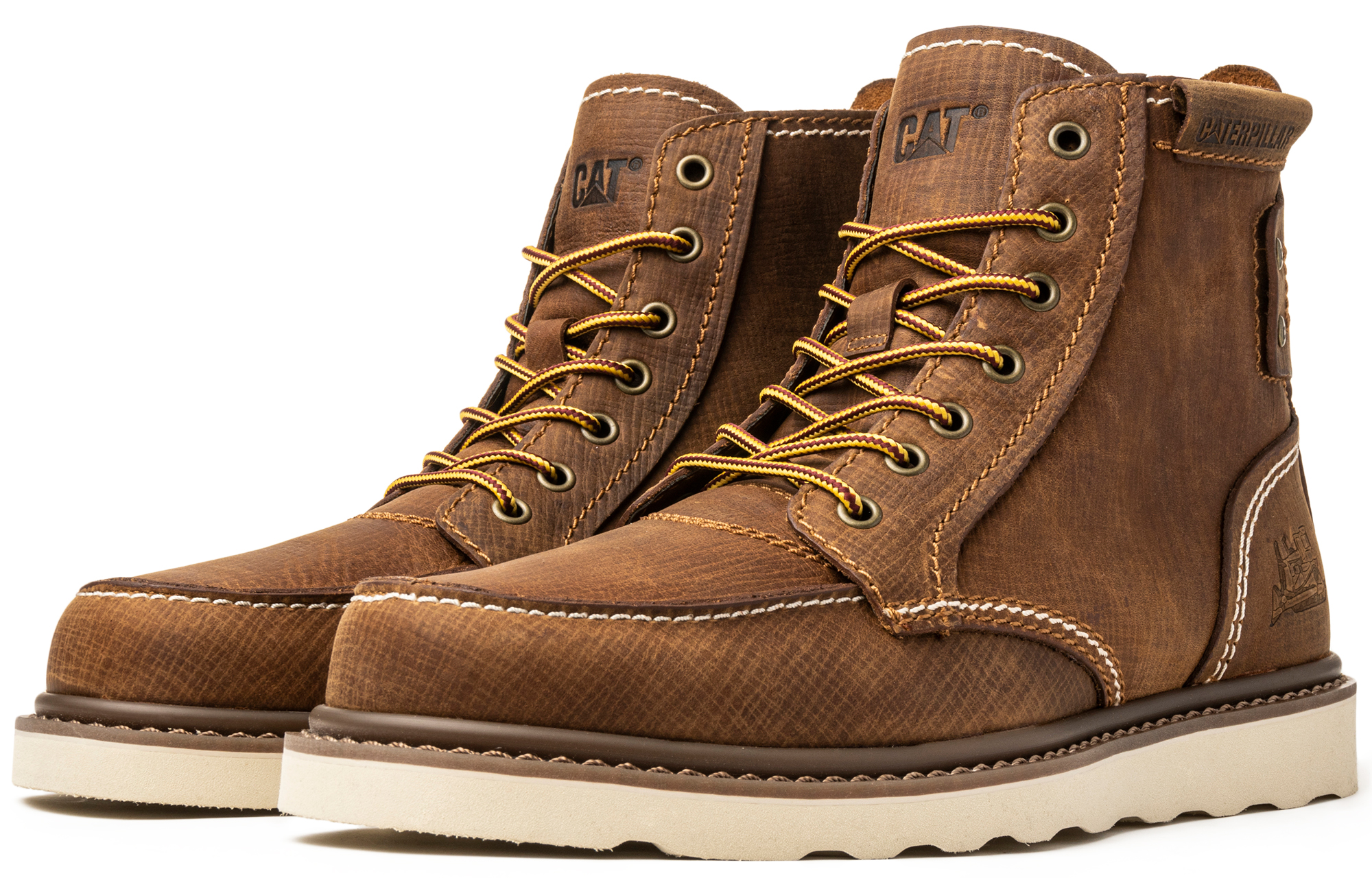 Lookbook Boot Martin Mid-Top CAT 'Coklat' P724049J3EDC18