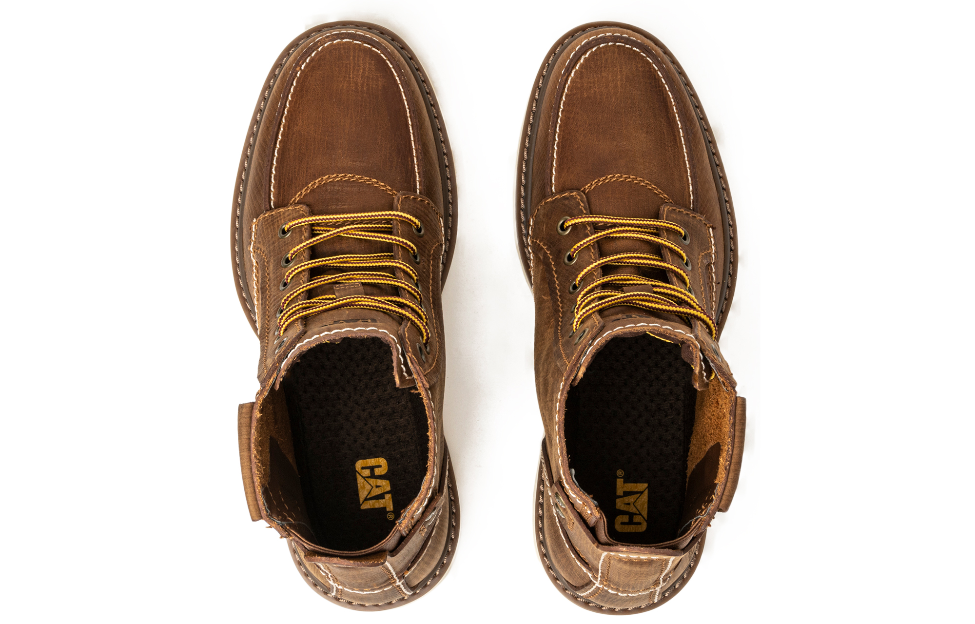 Shop Boot Martin Mid-Top CAT 'Coklat' P724049J3EDC18